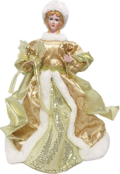 Декорация новогодняя Снегурочка 35 см EPI-ZS2035-gold 