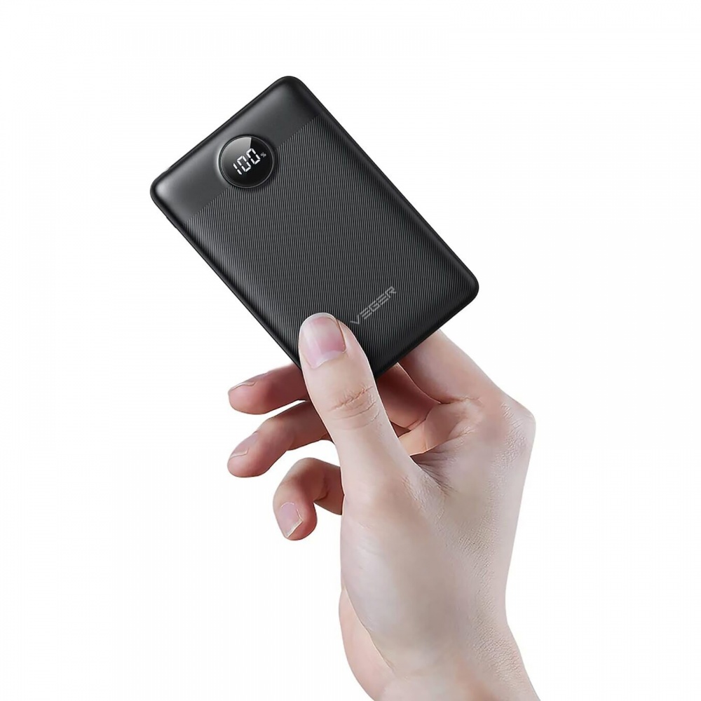 Повербанк VEGER W1140 10000 mAh black (W1140.black)