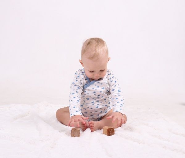 Боди детское Sasha р.56 молочный 4154/4 