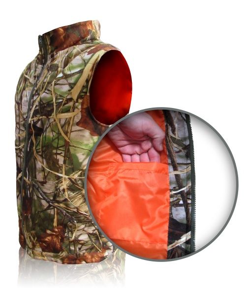 Жилет для рыбалки и охоты 1991 ТМ односторонний 56/3 34123-9-6-05-56-3 XXXL камыш