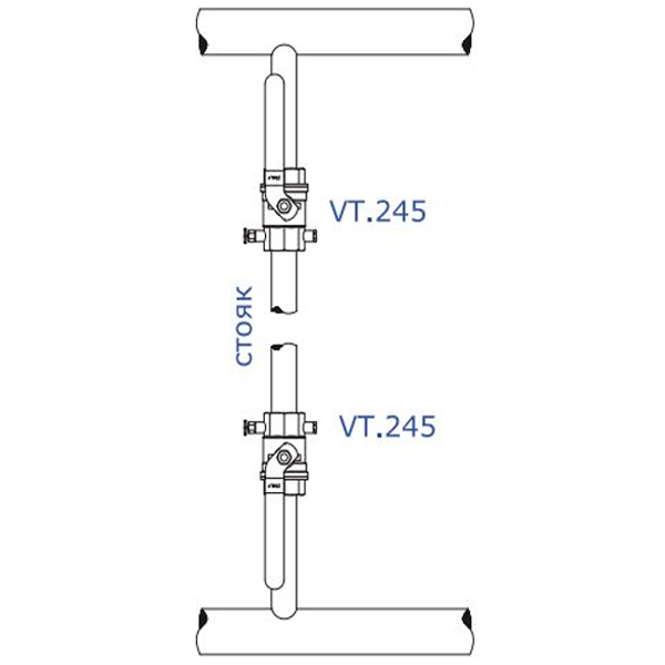 Кран шаровой Valtec BASE с дренажем и воздухоотводчиком 1/2