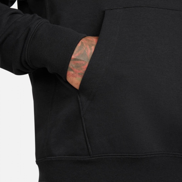 Джемпер Nike M NK CLUB FC PO HOODIE FB6574-010 р.L чорний
