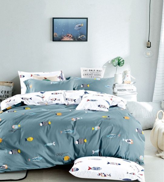 Комплект постельного белья Fish разноцветный Design_CSY