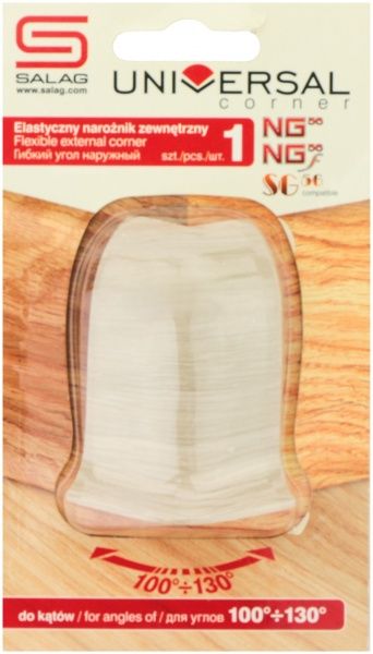 Угол наружный Salag NG 73 дуб полярный