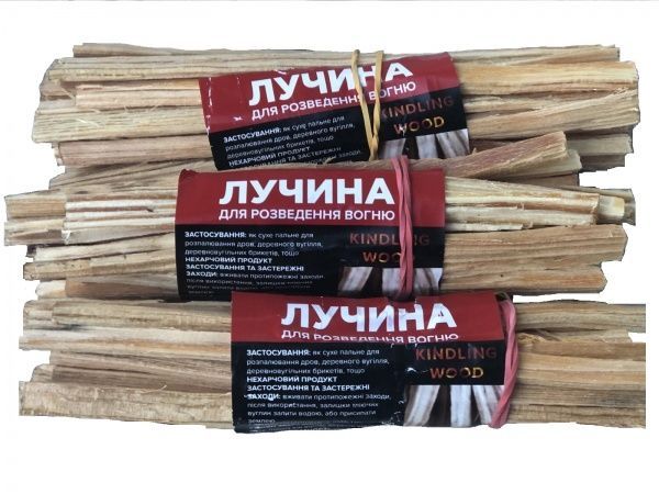 Лучина для разжигания сосна 15 шт.