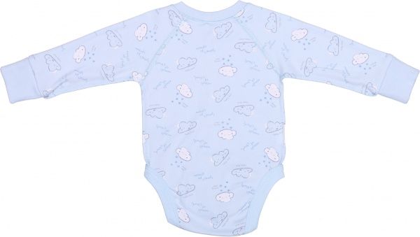 Боди для мальчика Bembi БД69 р.62 голубой с рисунком 