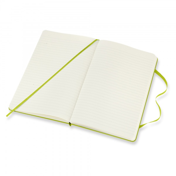 Блокнот для записей Classic 13х21 см линия лимонный зеленый QP060C2 Moleskine