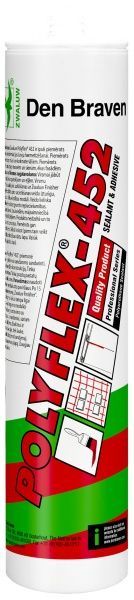 Клей-герметик Den Braven Zwaluw Polyflex-452 300мл черный