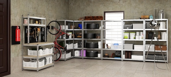 Стеллаж металлический Меткас 1800x600x400 мм сталь 