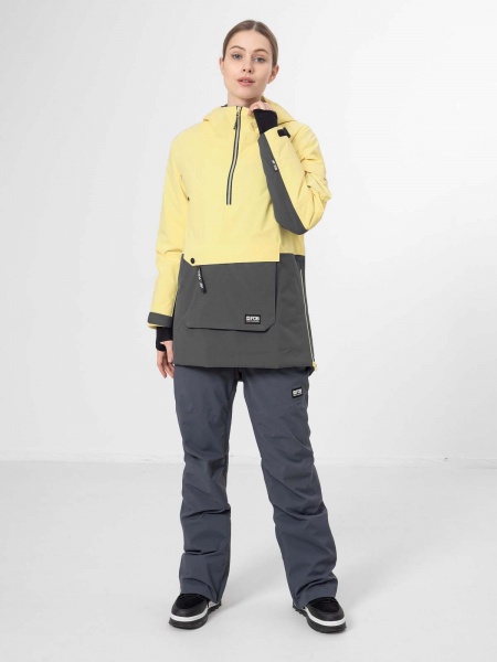 Анорак 4F WOSNOWBOARD JACKET KUDS003 H4Z22-KUDS003-73S р.L жовтий