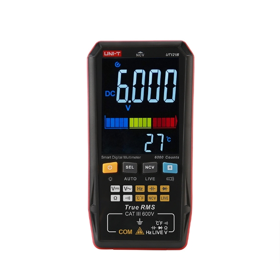 Мультиметр цифровой UNI-T цифровой автоматический мультиметр утльтратонкий UNI-T UT-121A
