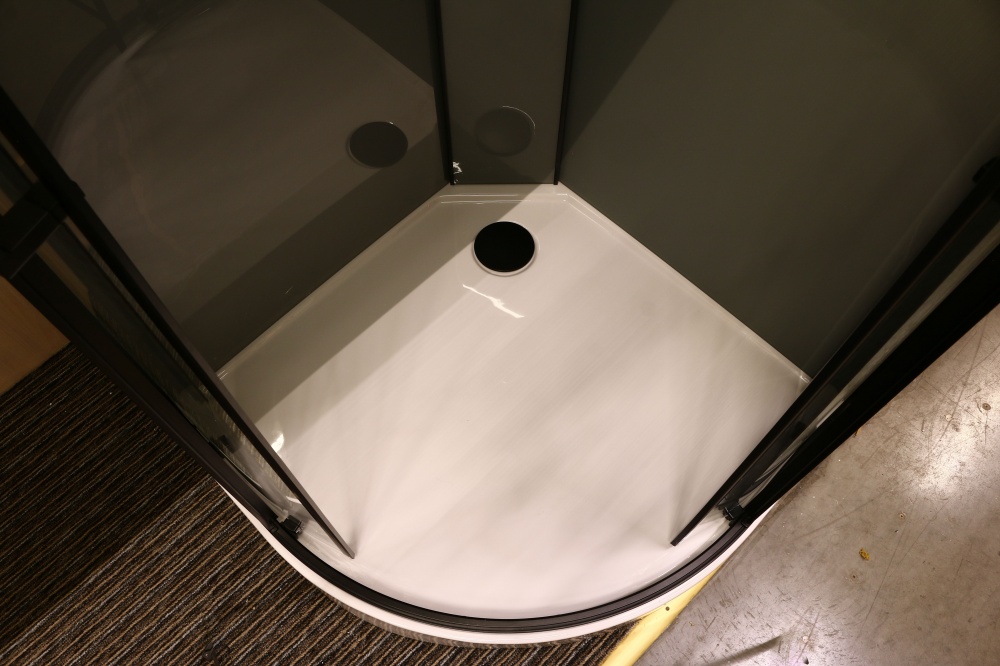 Душевой бокс EGO Pure Black Light 90x90 см K-6701