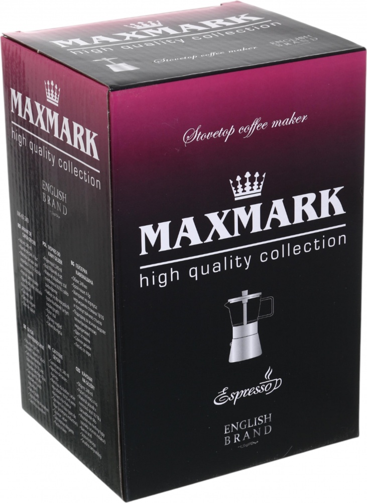 Кофеварка гейзерная Maxmark 240 мл MK-65-240