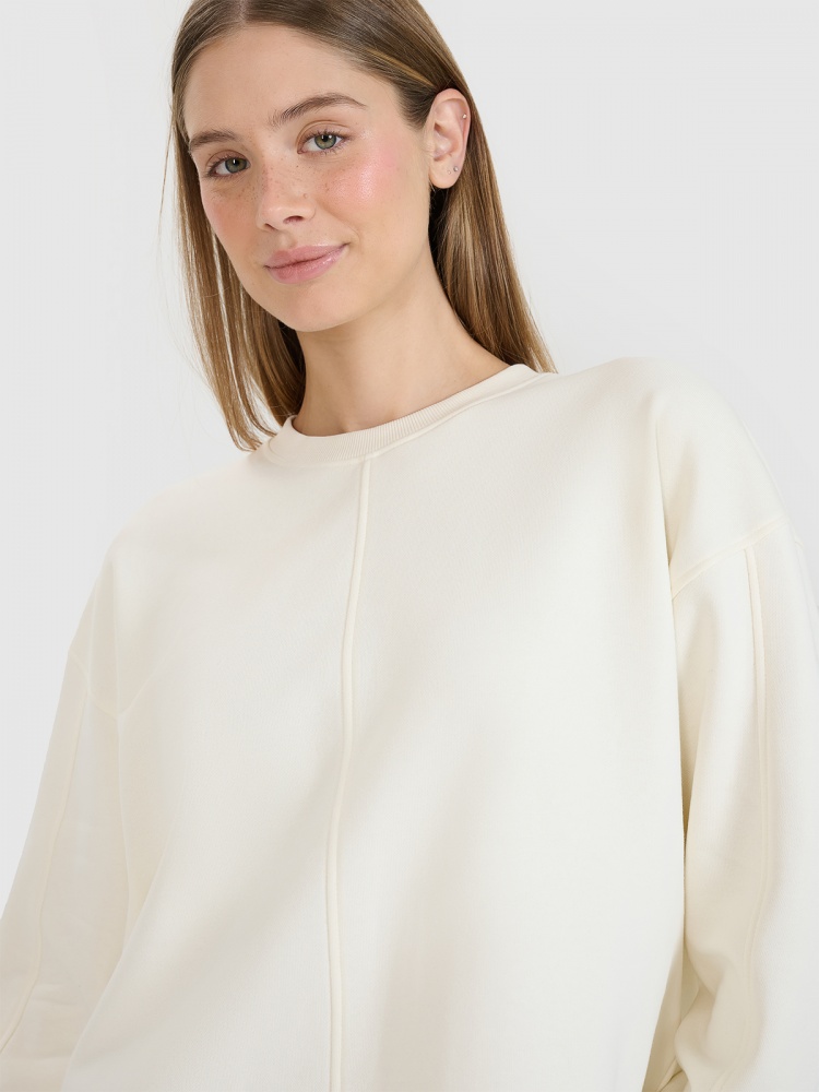 Свитшот 4F SWEATSHIRT F1543 4FWSS25TSWSF1543-11S р.L бежевый