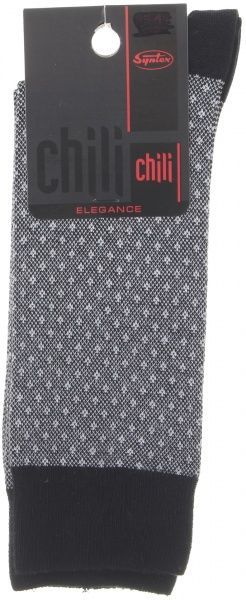 Шкарпетки чоловічі CHILI CHILI ELEGANCE 163 точка р. 25-26 сірий 