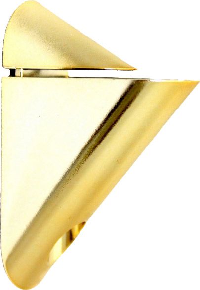 Держатель для полок  Poliplast ABS 4-22 мм золото