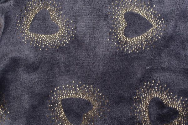 Плед Basic Shine Hearts 200x220 см синий La Nuit 