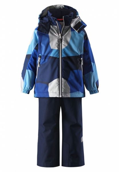 Костюм горнолыжный Reima Hamara 523127-6502 104 сине-белый