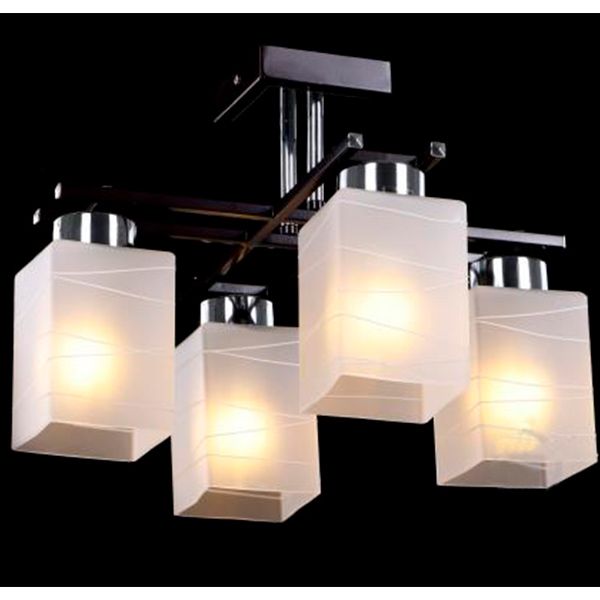 Люстра стельова Accento lighting Antibes ALPL-PL13921-4 4x40 Вт E27 венге 