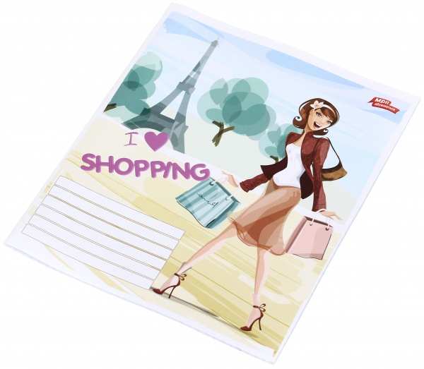 Зошит шкільний 24 аркуша у клітинку в асортименті Мрії збуваються