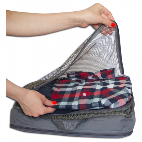 Органайзер Organize дорожные в чемодан для вещей 5 шт. серый 