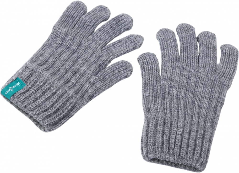 Рукавицы HW для мальчиков р.14-16 /светло-серый