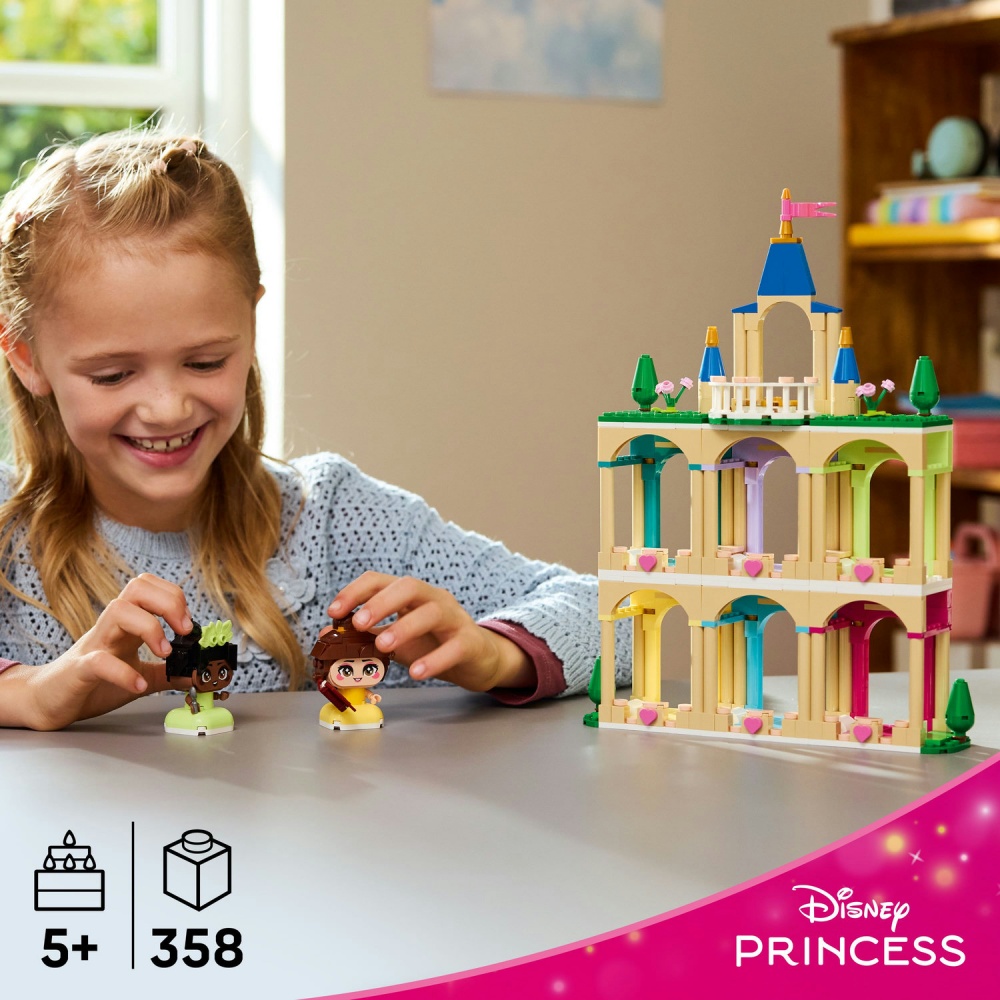 Конструктор LEGO Disney Princess Минипринцессы Бель и Тиана с замком 43291