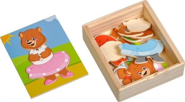 Набір Іграшки з дерева Ведмежа Катя