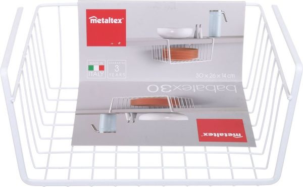Кошик навісний Metaltex 363830 Babatex 30x26x14 см білий