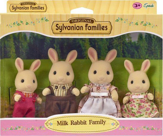 Игровой набор Sylvanian Families Семья Молочных Кроликов 