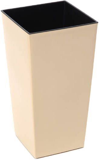 Горшок Lamela Финезия ротанг 350 квадратный капучино 