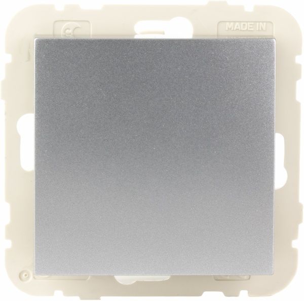 Вимикач перехресний одноклавішний Efapel Logus без підсвітки 10 А 250В IP20 алюміній 21051 TAL