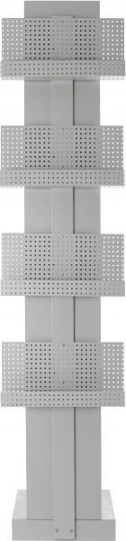 Стойка информационная Nika П 04 с перфорированными карманами