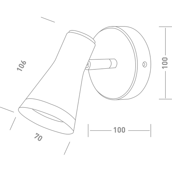 Спот Maxus Spot Light MSL-02C 1x4 Вт черный 