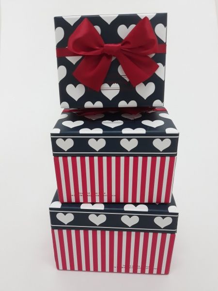 Коробка подарункова CZ01-5-3 різнокольорова