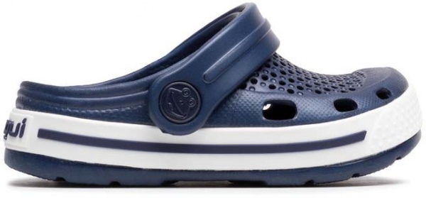 Сабо Coqui 6423 Navy/White р.EUR 26/27 темно-синий с белым