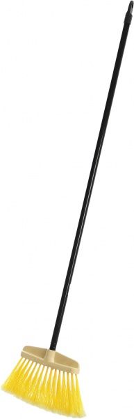Метла для улицы SPONTEX Garden с черенком желтая