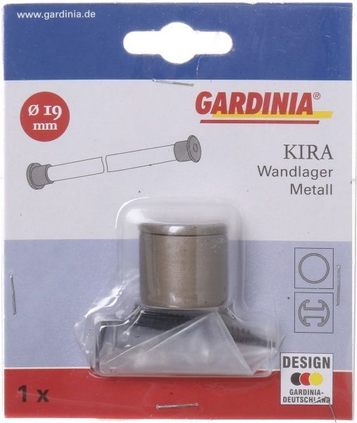 Тримач для карниза Gardinia Kira торцевий набірний d19 мм капучино 1 шт. 