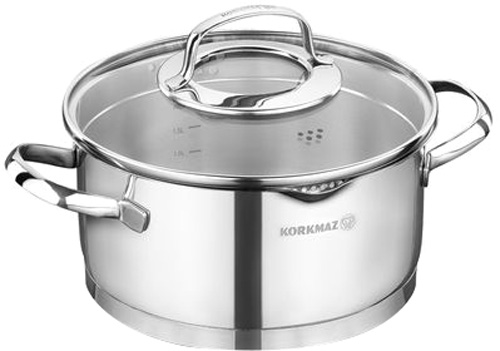 Кастрюля с крышкой Steama 1,6 л (A1990) Korkmaz