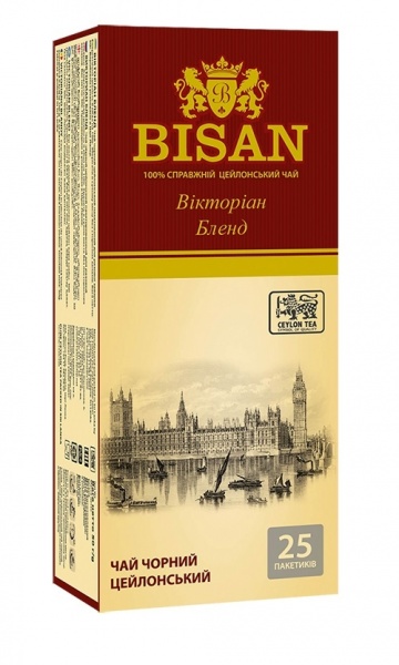 Чай черный BISAN Victorian Blend 25 шт. 50 г 