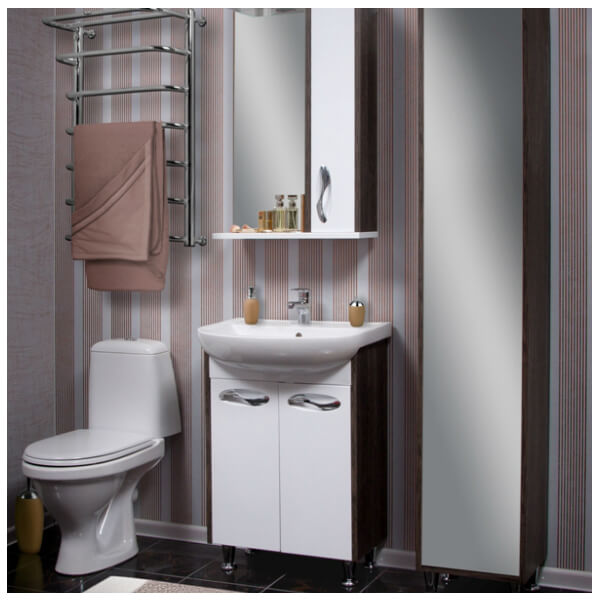 Тумба з умивальником Сансервіс Sirius 60 Arteco 60 см вінтаж темний