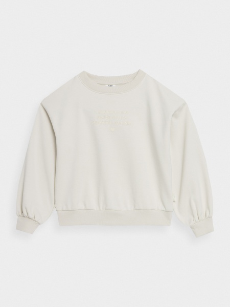 Світшот 4F SWEATSHIRT 4FJSS23TSWSF0832-12S р. 164 бежевий