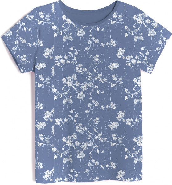 Футболка для дівчаток KOSTA р.158-164 синій 2054-5 