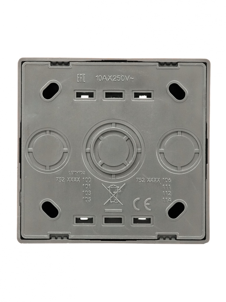 Кнопка дзвінка одноклавішний Lezard LETO платина металік 752-3500-103