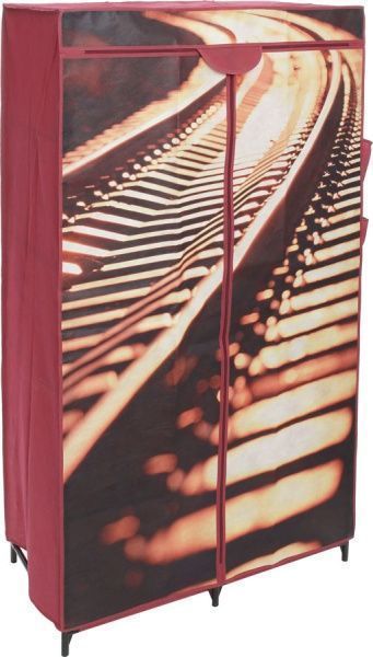 Гардероб текстильный Railway 1560х870х460 мм красный 