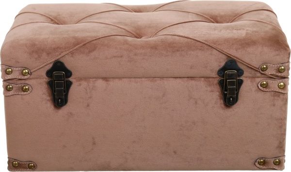 Скриня-пуф Art&Crafts Велюр 57х30х29 см горіховий 