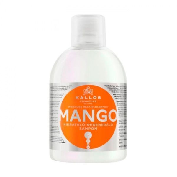 Шампунь Kallos Mango Moisture Repair з олією манго 1000 мл