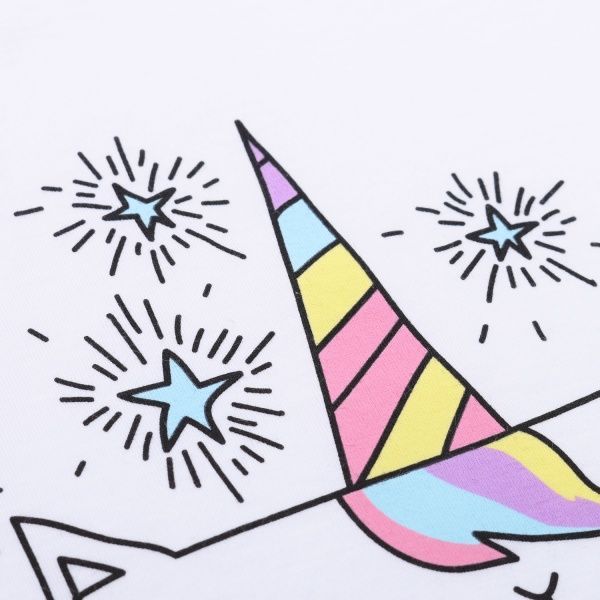 Футболка дитяча Роксана Котик №01/16908 р.98 білий із принтом 