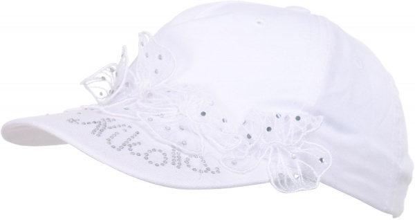 Кепка для дівчаток Pampona 21 L 03 р.50 білий 