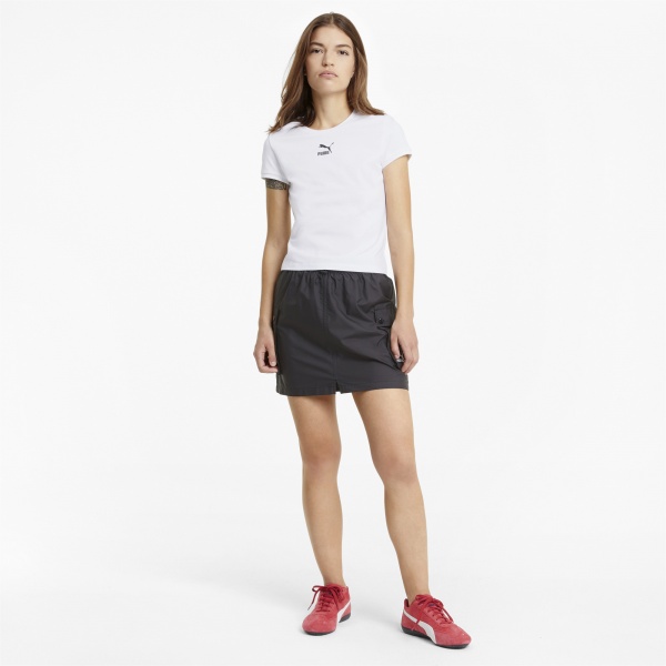 Футболка Puma Classics Fitted Tee 59957702 р.XL білий